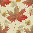 autumn leaves seamless