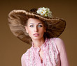 Photo: magnificent woman in a hat magnificent woman in a hat