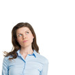 Portrait Of Thoughtful Businesswoman
