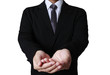 Open palm hand gesture