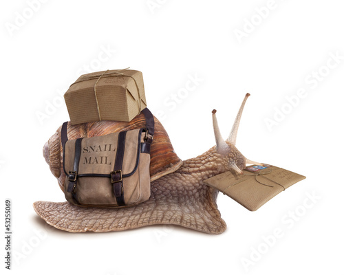 Photo: Snail mail concept Snail mail concept