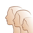Familie i(Vater, Mutter, Kind) - Logo
