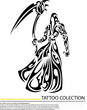 illustration of a ghoulish undid dead man zombie on white