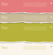 Torn paper background with space for text