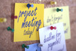 Reminders on board