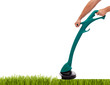 Trimming grass