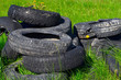 alte Auto Reifen