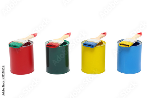 Photo: Bunte Farbdosen Komplementär Bunte Farbdosen Komplementär