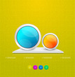 Vector: Modern circle steps infographics Modern circle steps infographics