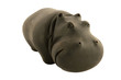wooden hippo close-up