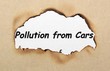Pollution from cars