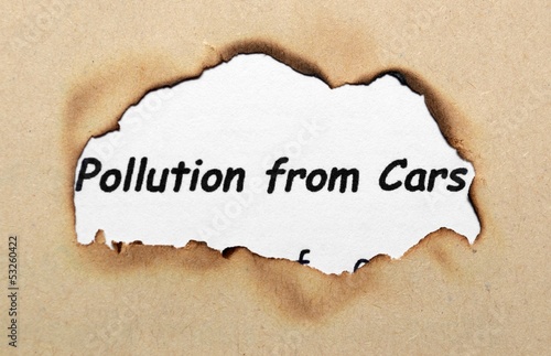 Photo: Pollution from cars Pollution from cars