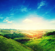 countryside glow