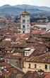 Panoramic view of Lucca, Italy