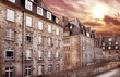 Photo: case bretoni al tramonto case bretoni al tramonto