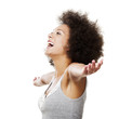 Woman laughing