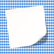 Vector: White Stick Note Octoberfest Blue White Stick Note Octoberfest Blue