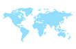 Vector: Carte du monde en pixels Carte du monde en pixels