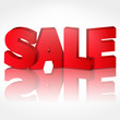 Vetor: 3D Sale with Shadow and Reflection 3D Sale with Shadow and Reflection