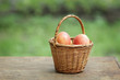 gala apples in a wicker basket