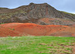 Icelandic soil: orange and green