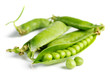 Fresh green peas