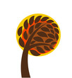 Vector: Autumn tree Autumn tree