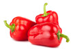 Photo: Three red sweet peppers Three red sweet peppers