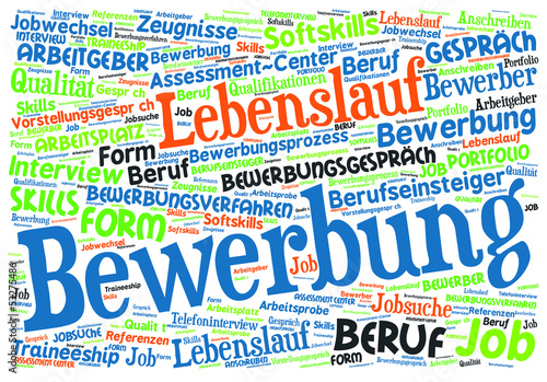 Illustration: bewerbung bewerbung