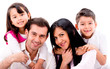 Happy family portrait