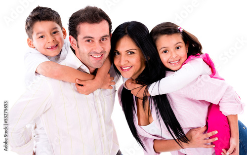 Photo: Happy family smiling Happy family smiling