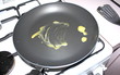 Melting butter in frying pan