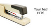 Stapler Against white Background with Space for Text