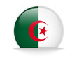 Algeria Flag Glossy Button