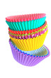 Colourful cupcake holders