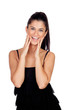 Foto: Surprised brunette girl Surprised brunette girl