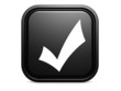 Black square check mark