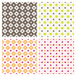 Vector: Flower Square Seamless Pattern Background Flower Square Seamless Pattern Background