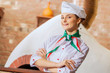 Young woman cook