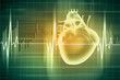 Human heart beats