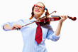 Young woman violinist