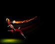 Photo: Football player with ball Football player with ball