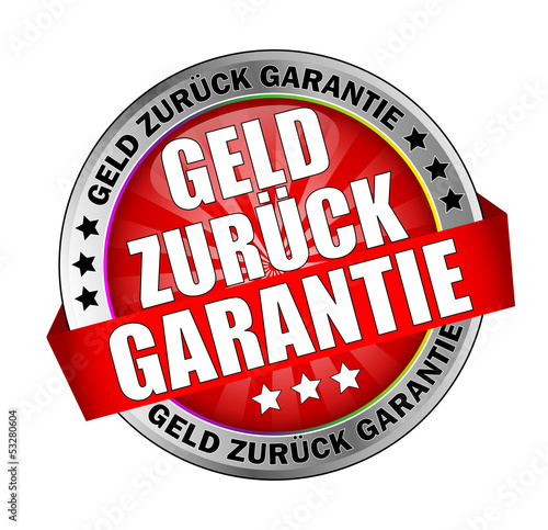 Vector: Icon Button Geld Zurück Garantie Icon Button Geld Zurück Garantie