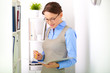 Businesswoman in office