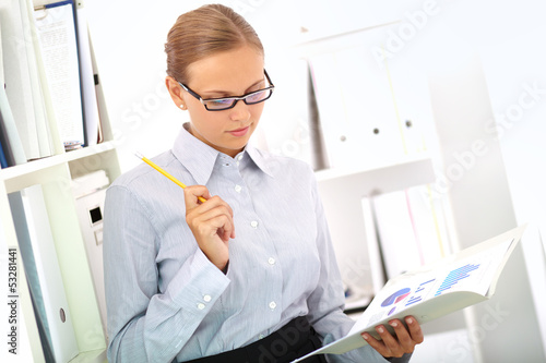 Photo: Pensive employee Pensive employee