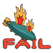 Big zeppelin fail