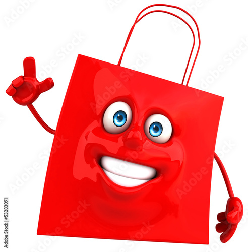 Illustration: Fun shopping bag Fun shopping bag
