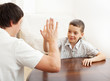 Father with son