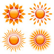 Vector: 4 Suns Orange/Red 4 Suns Orange/Red