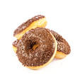 donuts isolated on white background